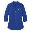 Ladies 3/4 Sleeve Carefree Poplin Shirt Thumbnail